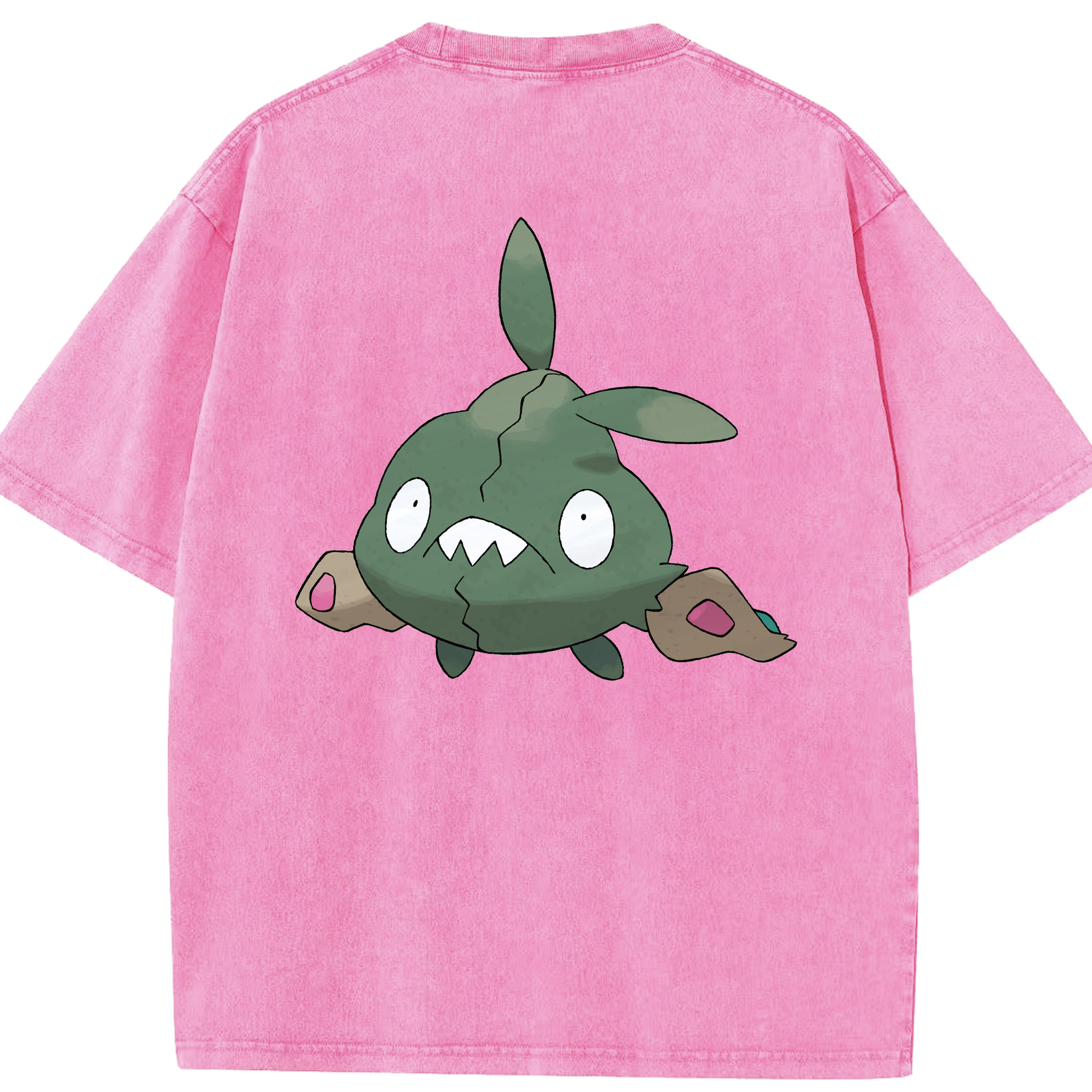 （画像用） ポケットモンスター Pokémon 綿100% ヴィンテージ風 半袖Tシャツ（背面プリント）
